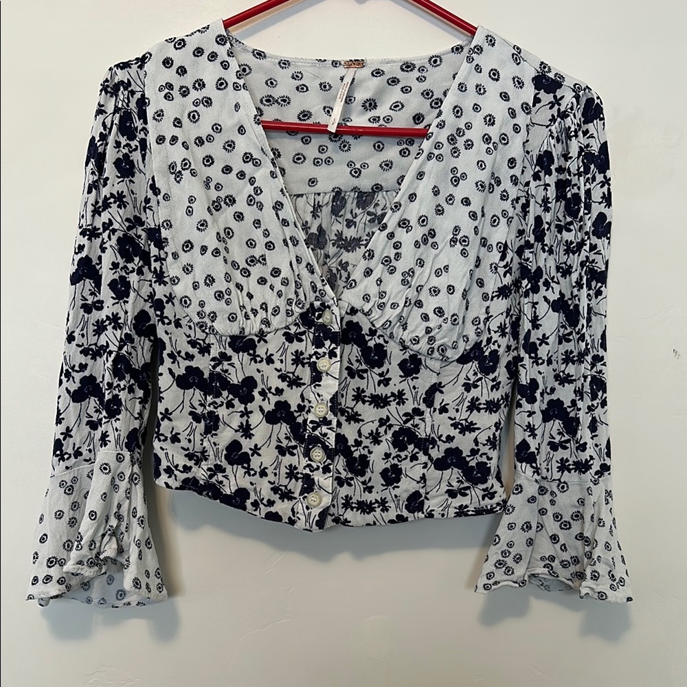 Free People Floral Women's Top